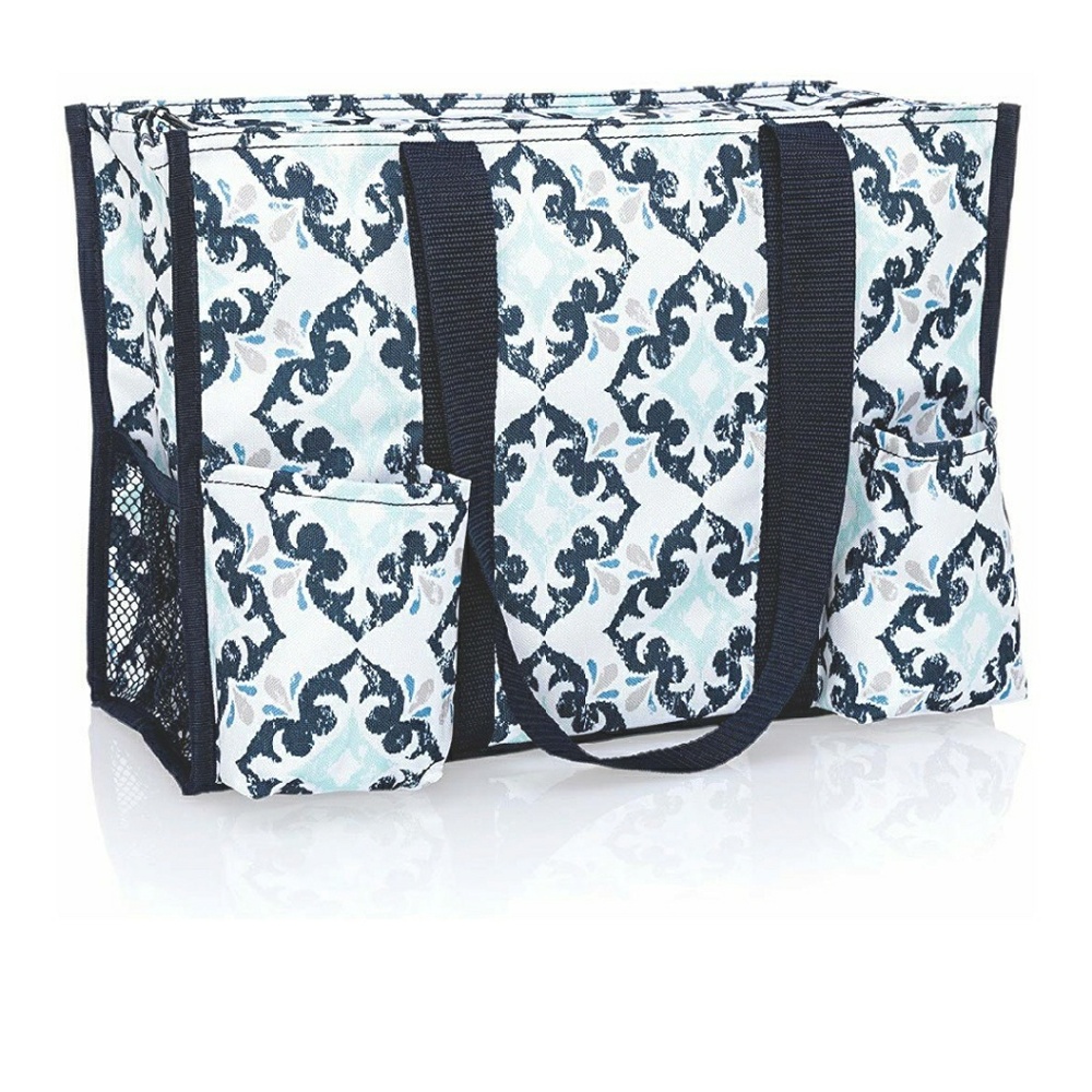 Zip top utility tote
